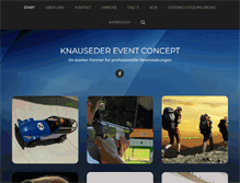 Tablet Screenshot of knauseder-event.at